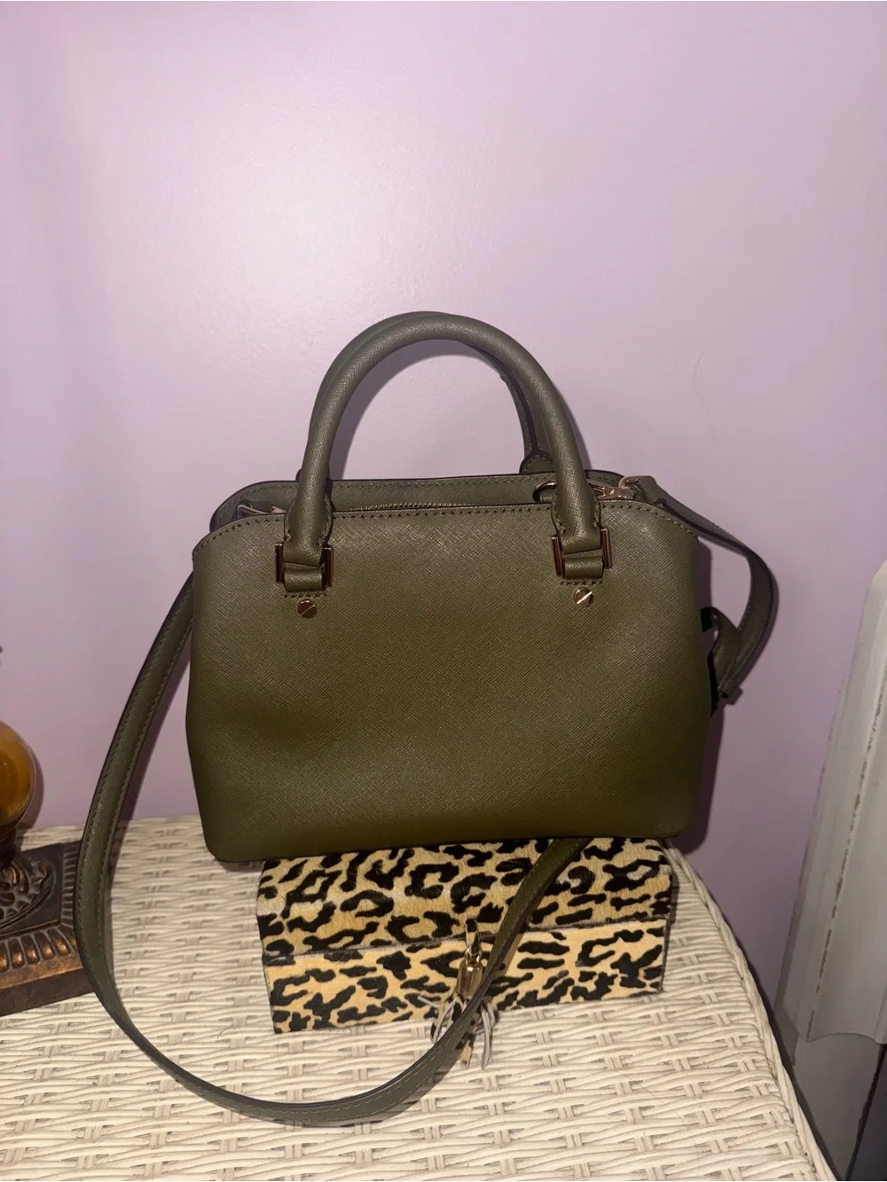 Michael Kors structured saffiano
